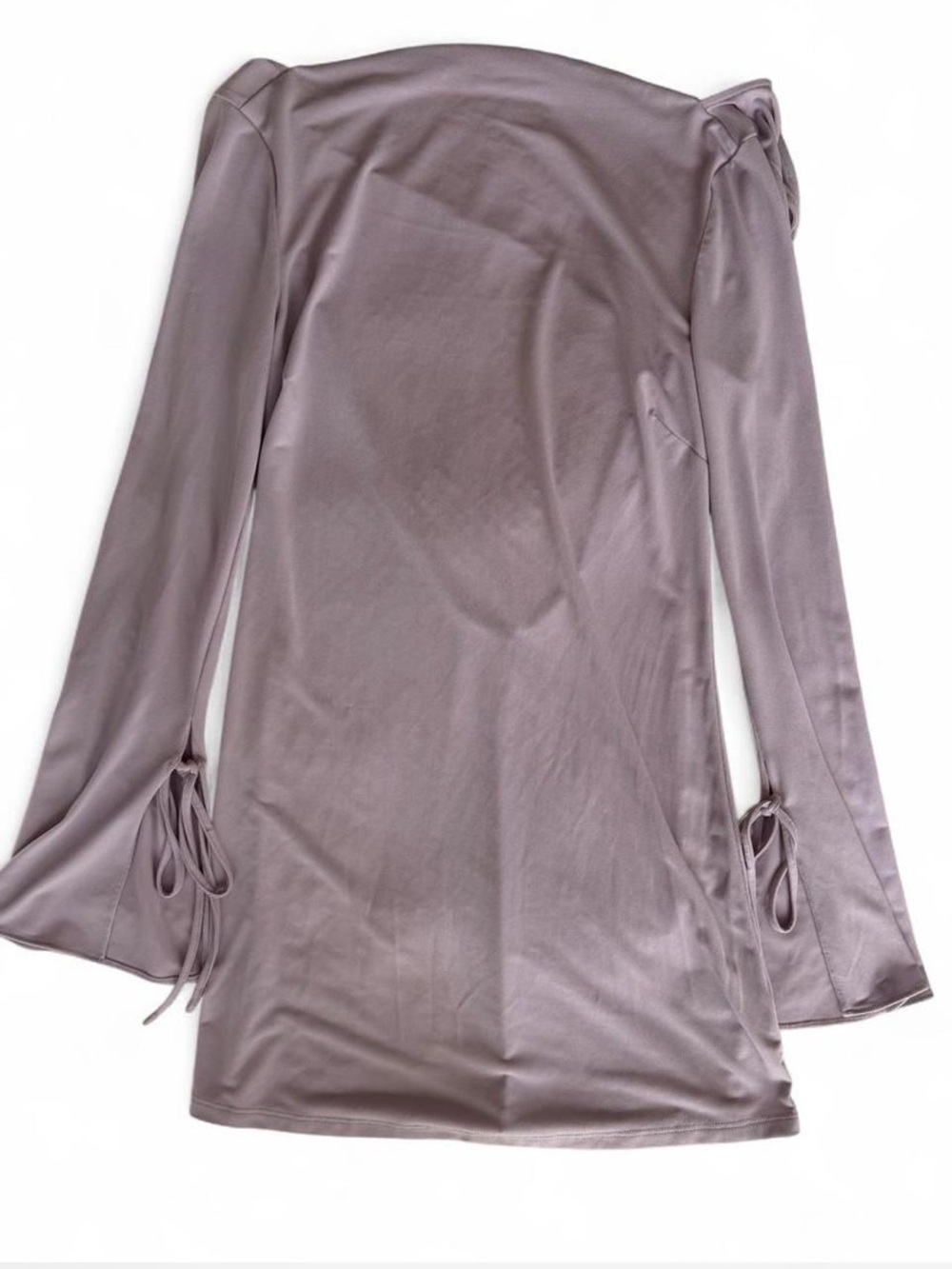 Urban Outfitters Backless Long Sleeve Dress in Lavender